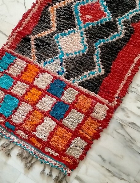 Tappeto Marocco Boucherouite