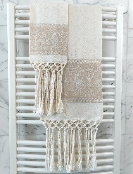 Asciugamani con frange - Bath towel set