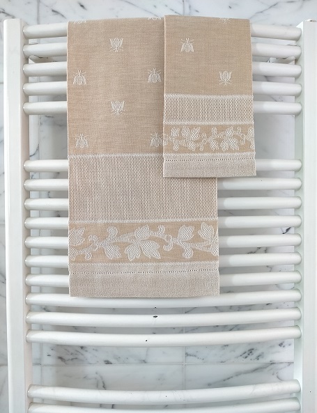 Set Asciugamani misto lino