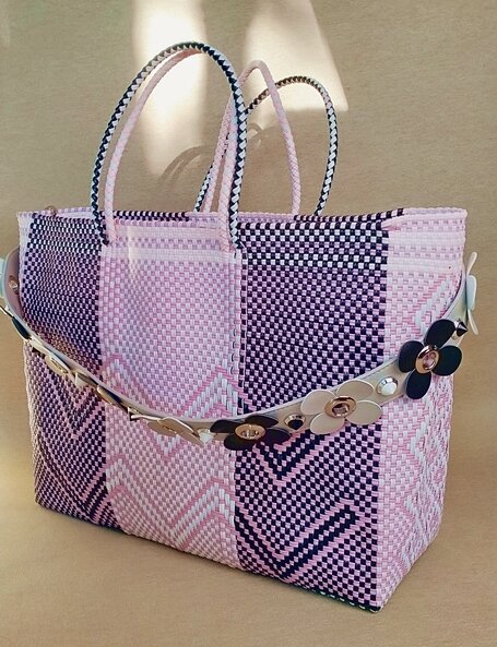Borsa spiaggia intrecciata