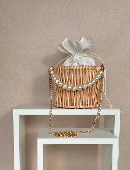 Borsa Piccola Rattan