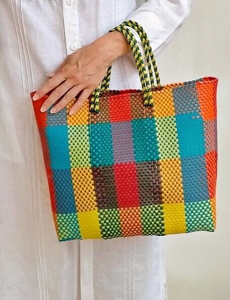 Borsa spiaggia colorata