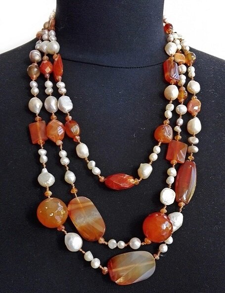 Gemstone necklace