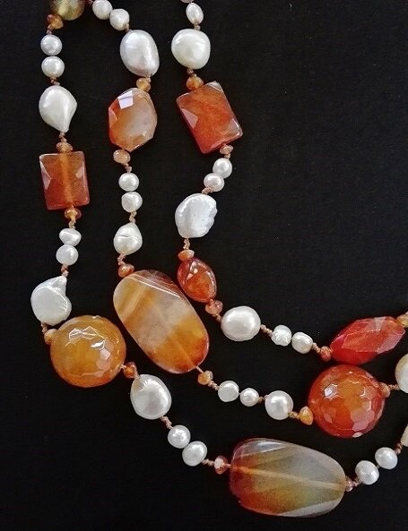 Gemstone Necklace - Carnelian