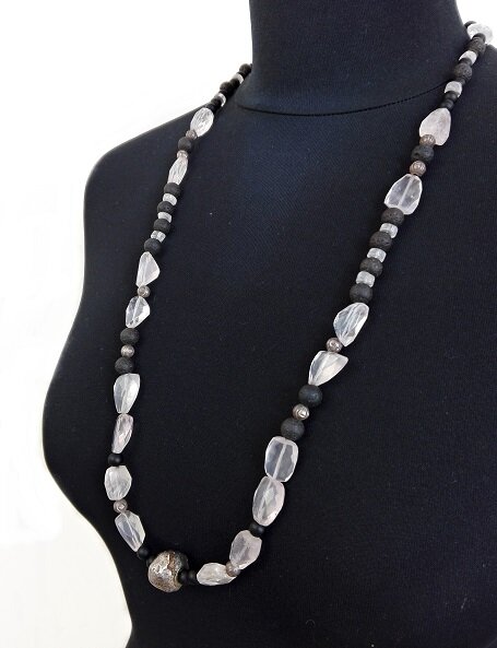 Rose quartz necklace