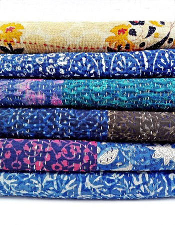 Kantha blankets