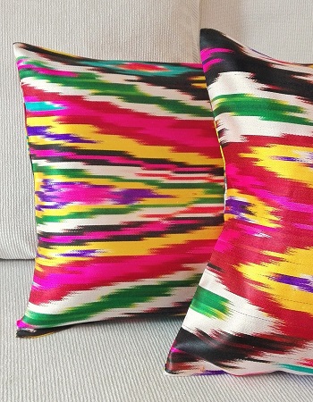 Cojines Ikat