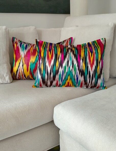 Ikat Cushions