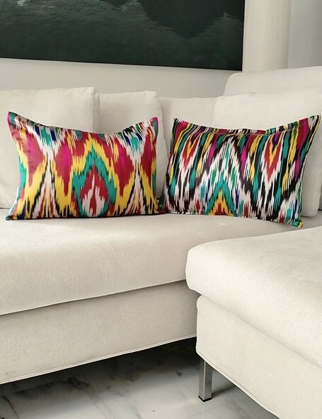 Ikat Cushions