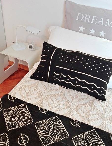 Black Mudcloth Cushion