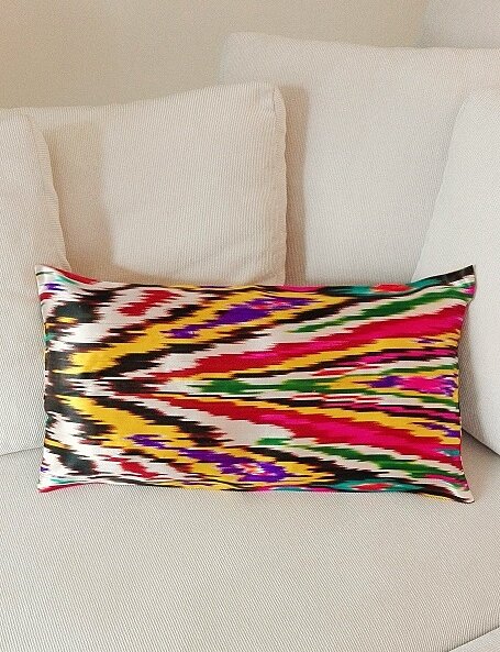 Cuscino arredo Ikat