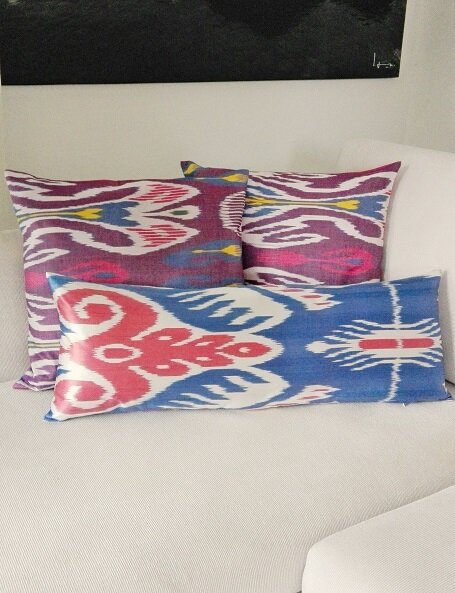 Ikat Cushions