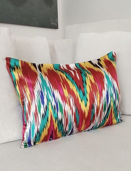 Cuscino arredo ikat
