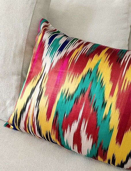 Cuscino divano ikat