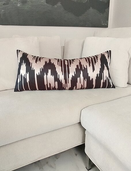 Cuscino d'arredo Ikat
