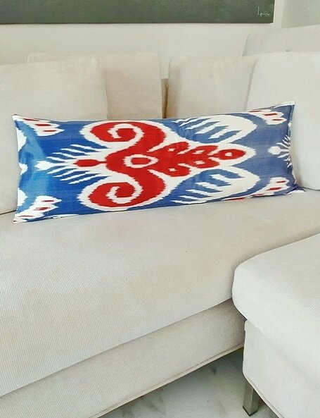 Cuscino per salotto Ikat