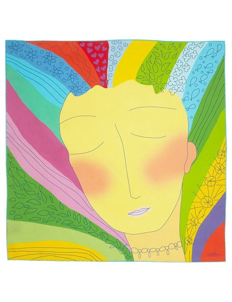 Foulard di seta 100%