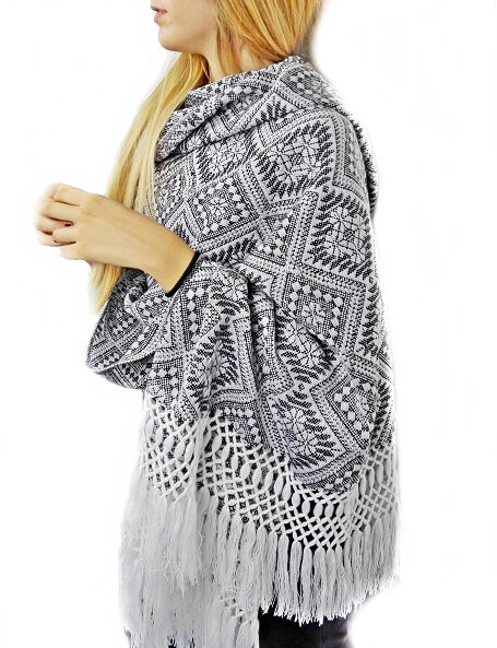 Rebozo messicano in lana