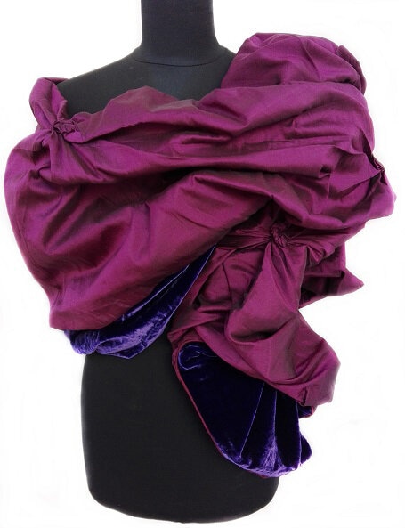Velvet scarf