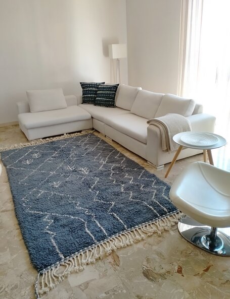 Grey Berber Carpet Beni Ourain