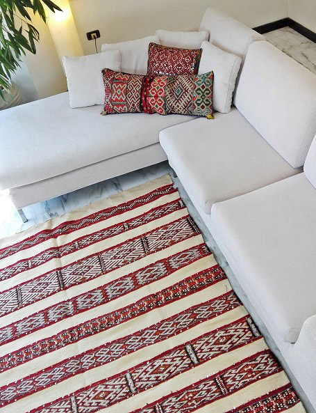 Moroccan flat weave Rug