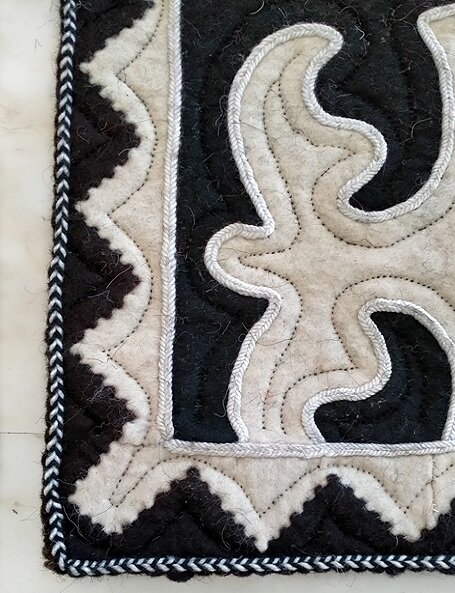 Shyrdak felt rug