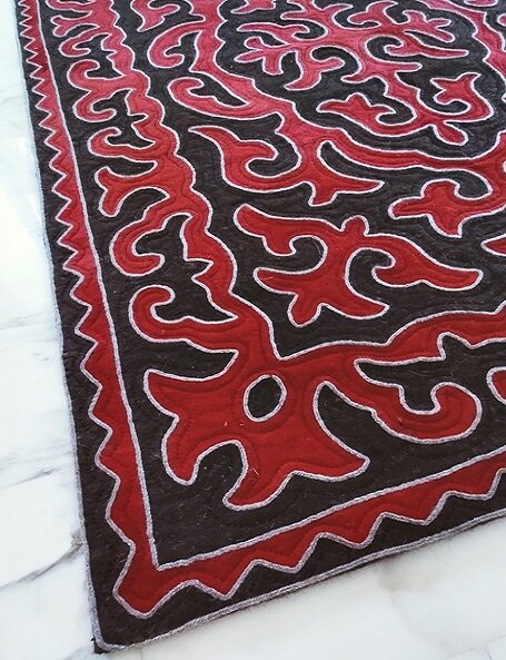 Felt rug