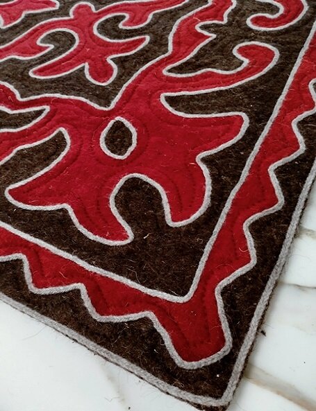 Shyrdak felt rug