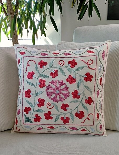 Suzani decorative pillow