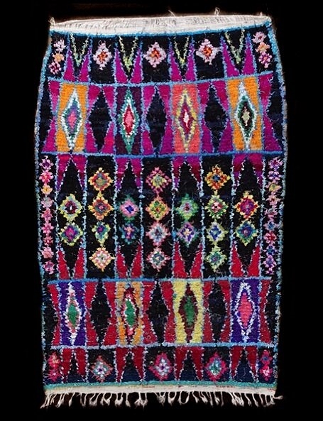 Tappeto colorato Boucherouite - colorful rug